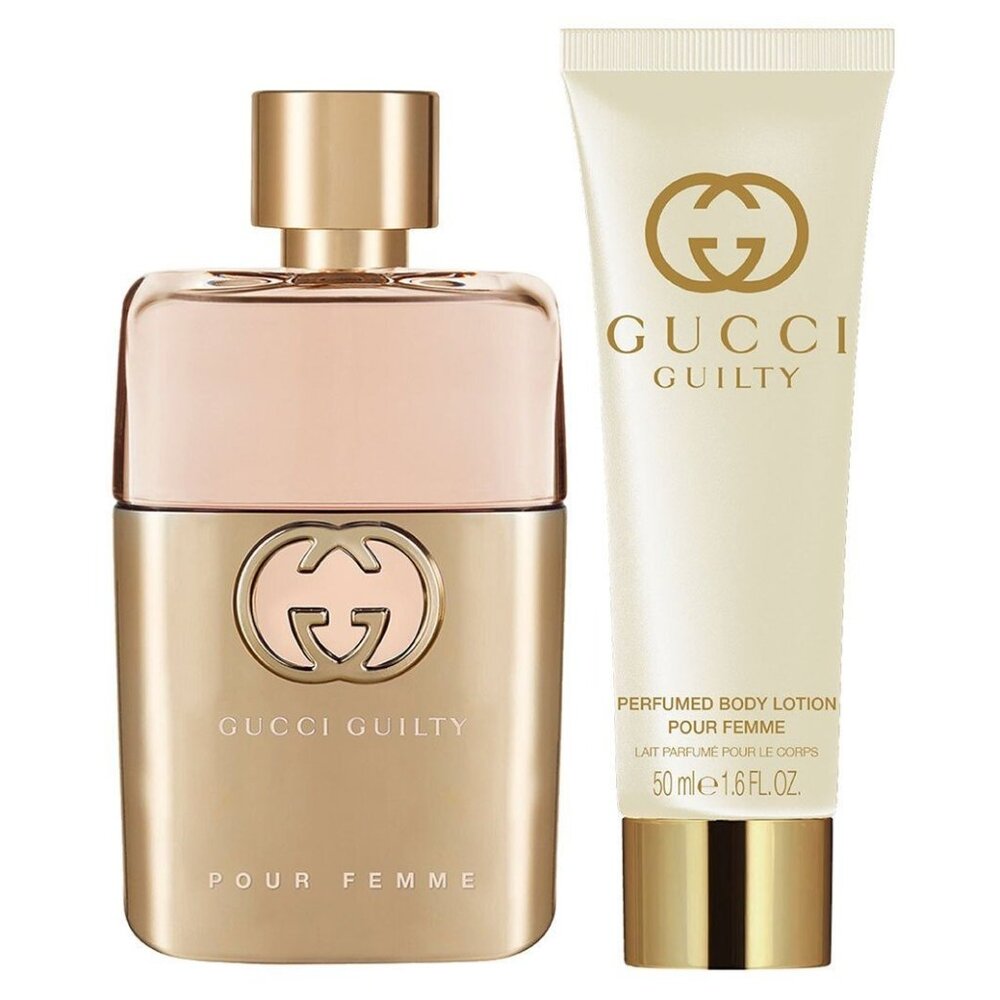 Gucci Guilty Body Lotion Pour Femme Floral Patchouli Amber-Travel 50ml,1.6oz-NEW - Picture 3 of 12